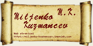 Miljenko Kuzmančev vizit kartica